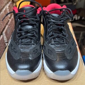 Jordan 12 Retro Black and Crimson Sneakers